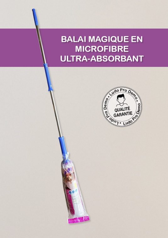 balai magique EN microfibre ultra-absorbant