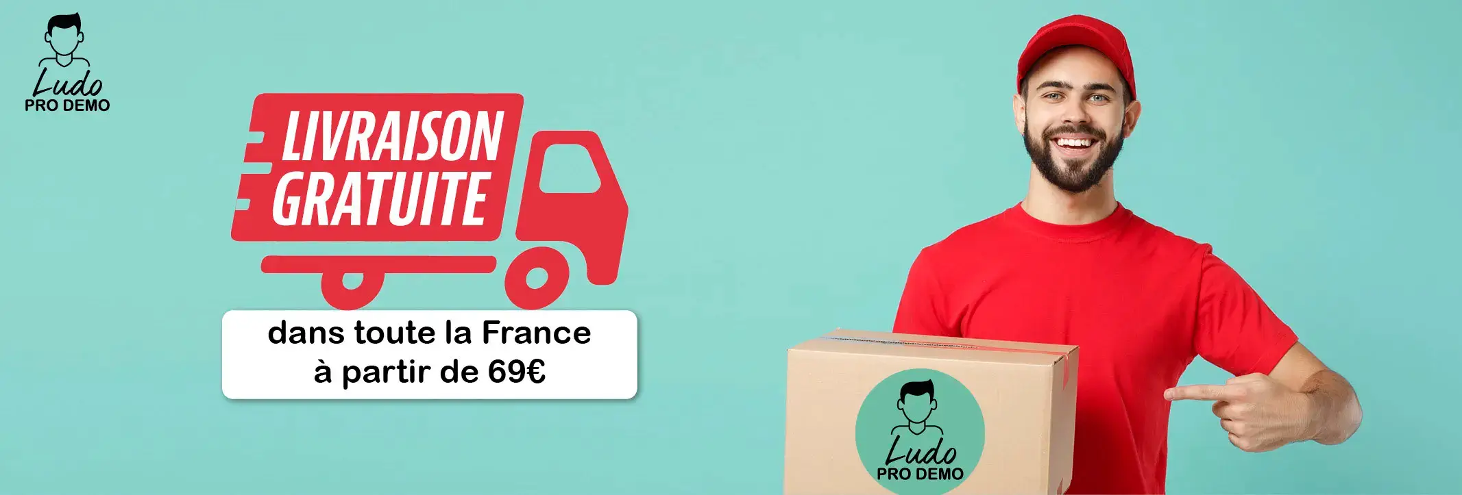 Livraison gratuite dans toute la France à partir de 69€