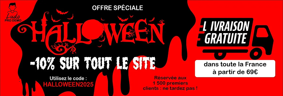 C'est Halloween 2025 - -10% sur tout le site