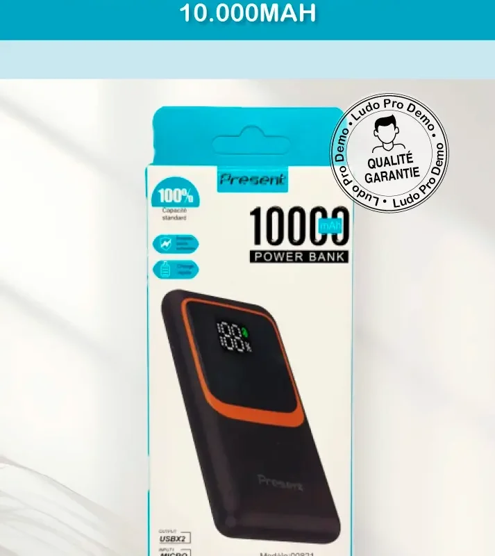 batterie-externe-Power-Bank-Noire-10000mAh